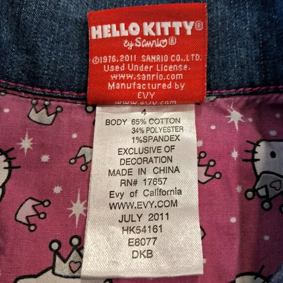 Hello Kitty Denim Jacket - Picture 11 of 12